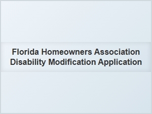 Request a Disability Modification for Your Florida Hoa