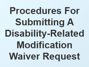 Request a Disability Fee Waiver Modification